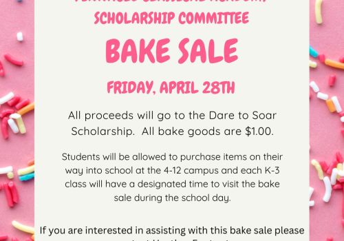 Dare to Soar Scholarship Bake Sale